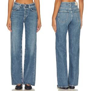 Citizens of Humanity Annina High Rise Wide Leg Jeans Starsign Size 24